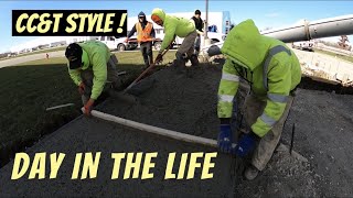 Day in the life of a construction concrete worker | POV Concrete