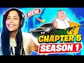 FIRST WIN of Fortnite Chapter 5 + *NEW* BATTLE PASS Reaction!