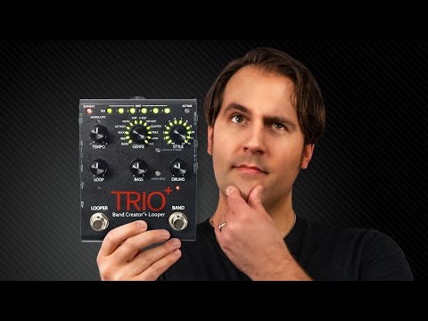 DigiTech TRIO Plus Band Creator + Looper with FS3X 3-Button Footswitch 2016 - Present - Grey image 4