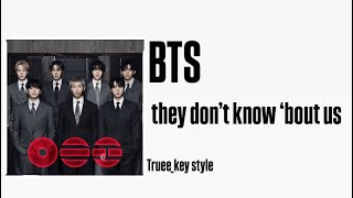 Download lagu BTS - they don’t know ‘bout us (truee_key style) mp3 Download lagu BTS - they don’t know ‘bout us (truee_key style) mp3