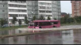 preview picture of video 'Потоп в Обнинске 2009 Обнинск утонул. Obninsk has sunk'