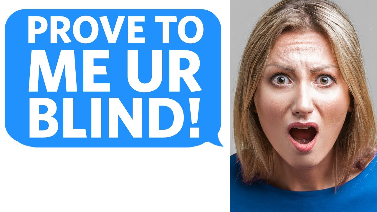 Karen tries to make me PROVE that I am BLIND - Reddit Podcast