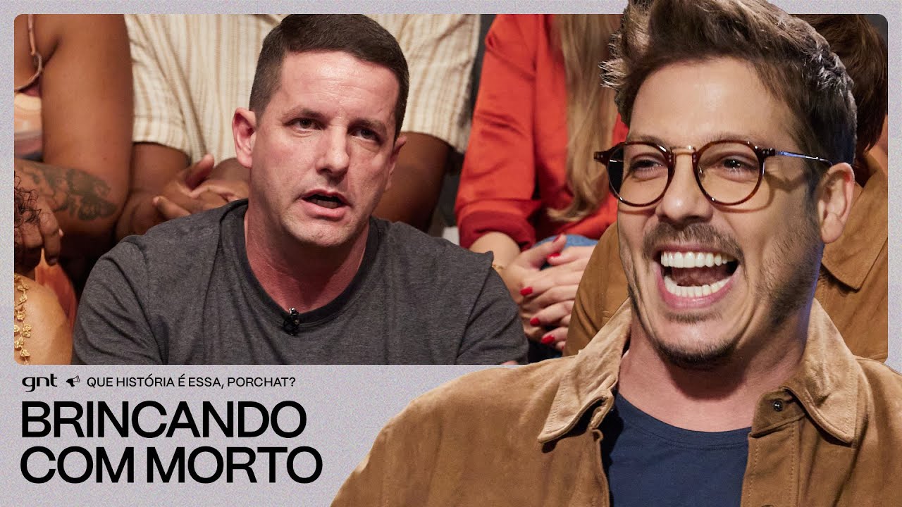 Márcio Costa viu a cabeça DO SEU PAI rolar no CEMITÉRIO! 💀 | Que História É Essa, Porchat? | GNT