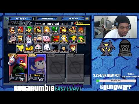 FLiiNcHy (Falco) vs Joyboy (Fox) | Loser's Eighths | Rona Rumble: East Coast VII