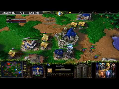 Wc3 Lawliet (N) vs Sok (H) Turtle Rock