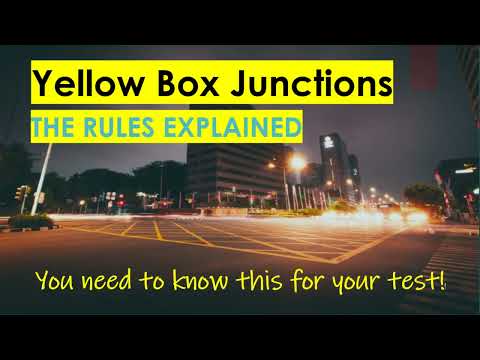 Yellow Box Junctions - Don't be confused! The Easy Way To Understand Them For Your Driving Test