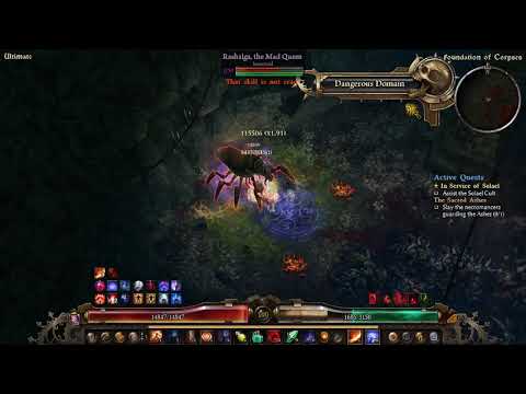 Grim Dawn DW melee and procs Paladin Mad Queen