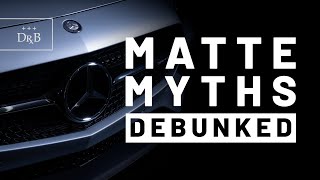 Zijn matte auto's moeilijk te onderhouden? 9 mythes over matte auto's ontkracht