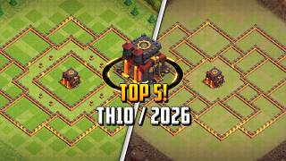TOP 5! Town Hall 10 (Th10) Trophy Base Layout + Copy Link 2026 | Clash of Clans