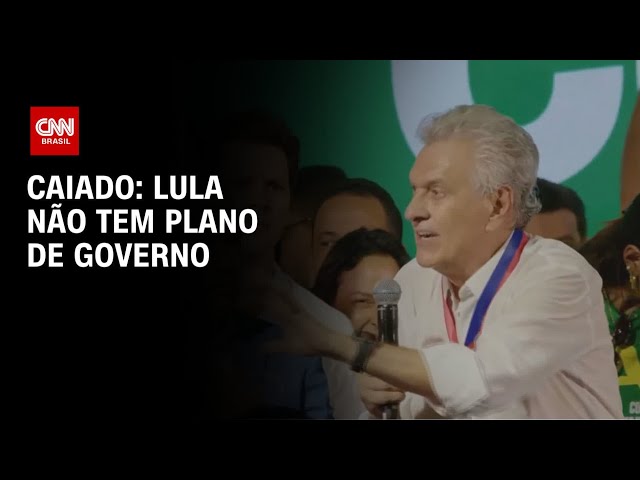 Governador de Goiás diz que Lula não tem plano de governo | CNN 360°