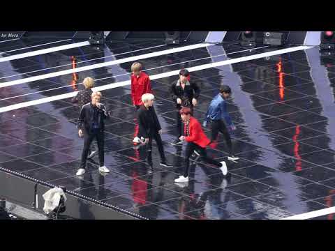 171101  BTS  FIRE (REHEARSAL)  Fancam G-100 Pyeongchang Olympic