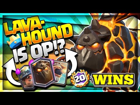 Hitting 20 WINS in GLOBAL TOURNAMENT with LAVA MINER Deck - CLASH ROYALE