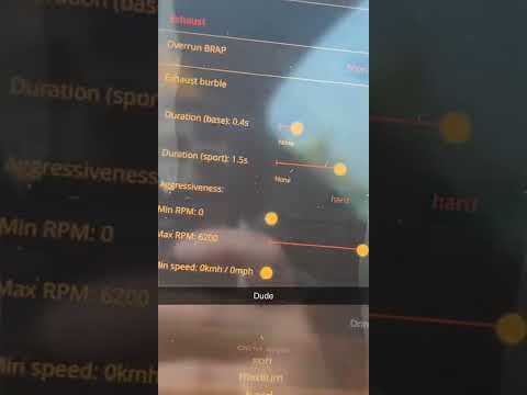 Mhd custom settings