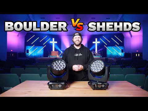 Battle of the BUDGET Moving Heads - SHEHDS vs Boulder 19x15w Zoom Wash