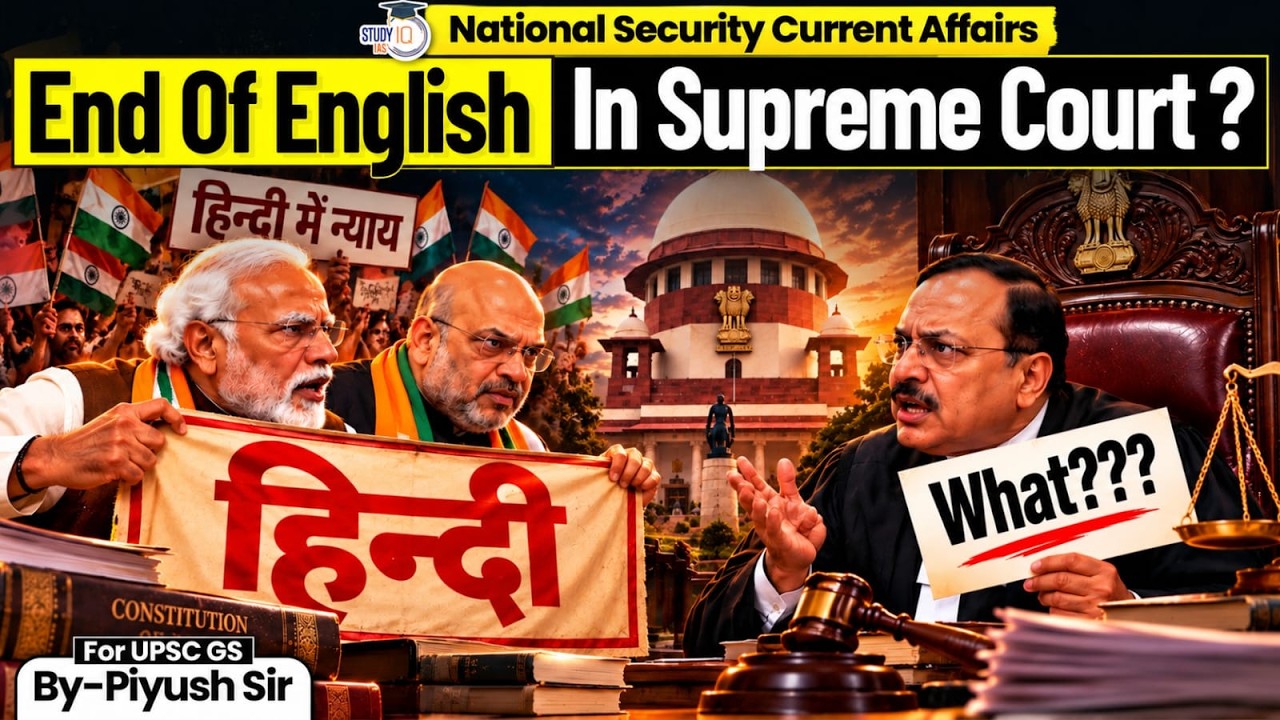 End of English in Supreme Court? | Language Debate Explained | UPSC CSE 2026