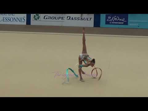 Darya MARCHANKA (BLR) ribbon - 2018 Corbeil junior AA