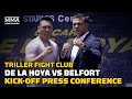 Oscar De La Hoya vs. Vitor Belfort Full Kickoff Press Conference - MMA Fighting