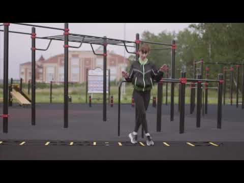 Agility Koordination Set - Trainingsleiter & Markierungshütchen Hütchen Kegel für Slalom