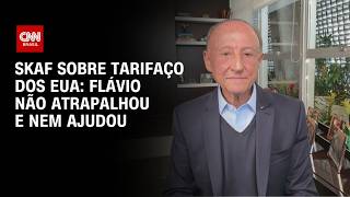 Vídeo: Skaf sobre Flávio Bolsonaro: “Não ajudou nem atrapalhou” no tarifaço dos EUA | BASTIDORES CNN