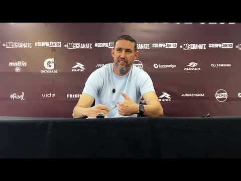 Rueda de prensa post partido del DT Pérez Greco, juego ante Carabobo en Valencia - J3 Fase Final