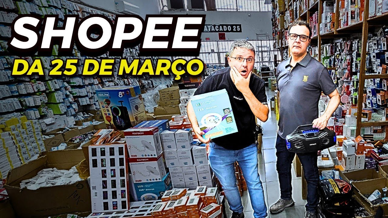 Loja na 25 de março que é a shoppe de São Paulo, atacado e varejo em eletrônicos