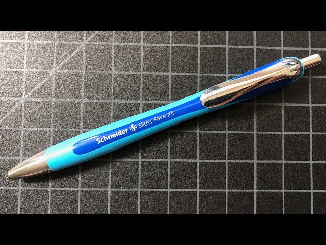 Vídeo relacionado con Schneider 132564 Slider Rave XB - Bolígrafos (edición especial limitada, 1 negro, rosa fuerte, verde azulado, perla, fabricado en Alemania), 4 unidades, color de escritura: azul