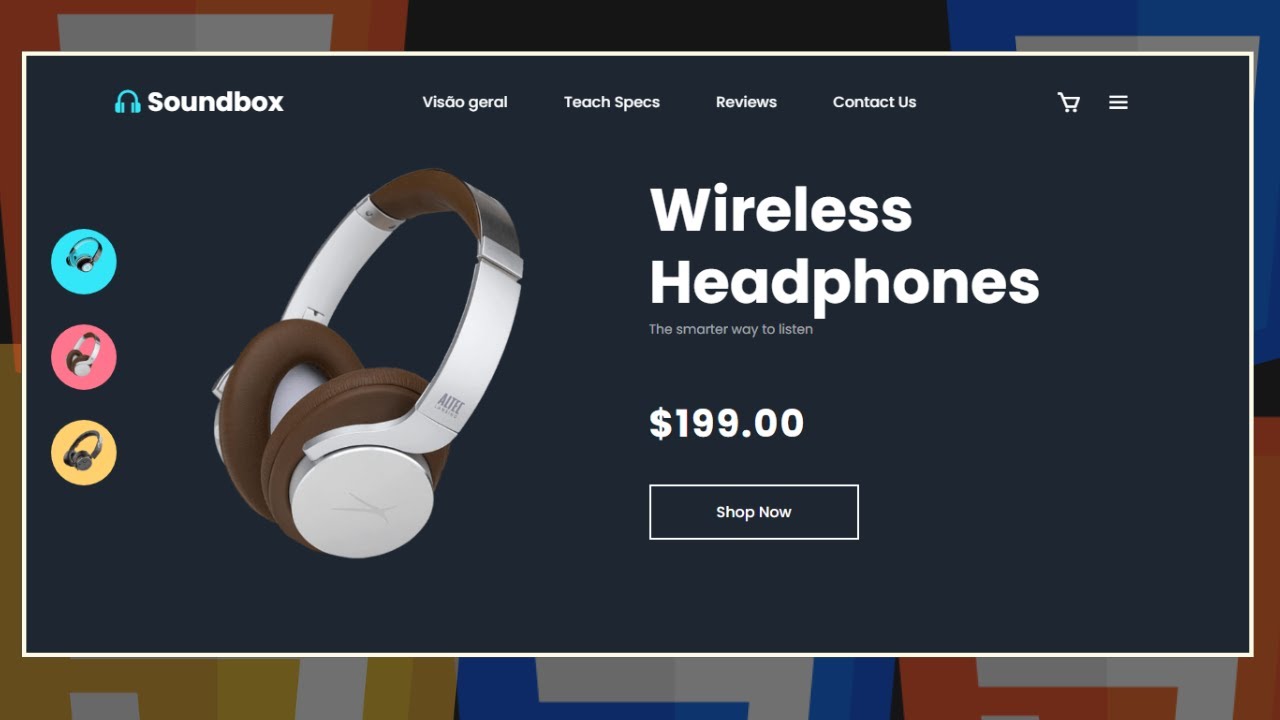 Crie um site para Ecommerce com HTML CSS E JS| Iniciante.