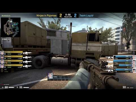 CS:GO POV Demo Liquid EliGE (28/23) vs NiP (de_overpass)