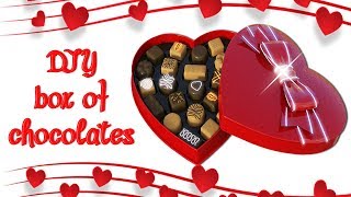 Diy heart box of Chocolates | Valentine's Day | - Ecobrisa DIY