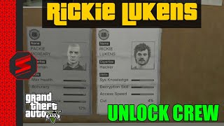GTA 5 - How To Unlock Rickie Lukens - Heist Crew