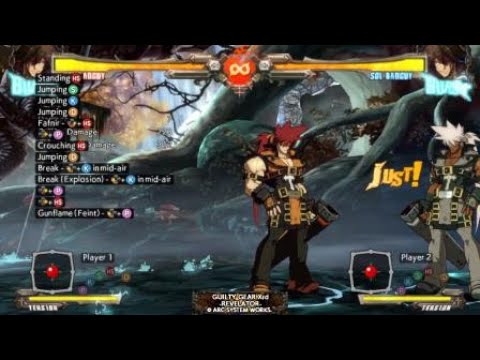 Guilty Gear Xrd Rev2 [Sol Combo Intermediate] 5h ch IAD j.SKD corner conversion
