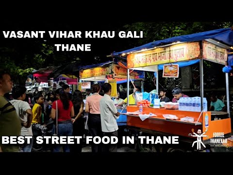 Vasant Vihar Khau Gali | Thane Street food | Nutri Kulcha, Pav Bhaji, Frankie | Foodie Thanekar
