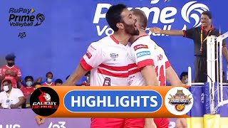 Calicut Heroes vs Kolkata Thunderbolts | Highlights | PVL | 7th February 2022