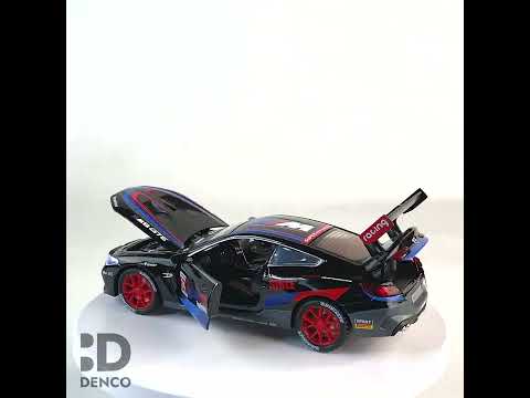 Металлическая машинка MiniAuto 1:32 «BMW M8 GTE» C32342, 15 см., инерционная, свет, звук / Микс