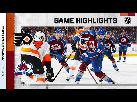 Flyers @ Avalanche 3/25 | NHL Highlights 2022