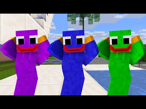 MONSTER SCHOOL : CHICKEN WING MEME HUGGY WUGGY BROTHERS - MINECRAFT ANIMATION