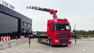 DAF XF 105.510 6x2 HMF 4020 Crane Kran cami&oacute;n plataforma | Imagen 4 - Autoline