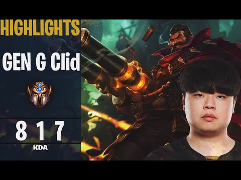 [GEN G Clid] Graves JUNGLE vs Ekko [10.10] KR Challenger