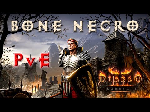 Der Knochen-Necro im PvE! Gameplay, Test & Tipps [Diablo 2 Resurrected Charakter Guide]