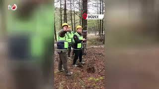 Yarışmada Ter Döktüler