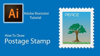 How to Draw a Postage Stamp in Adobe Illustrator
