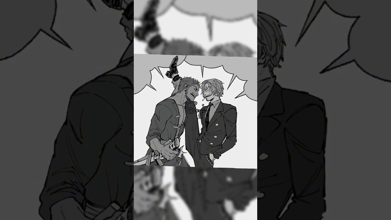 Flexibility…  😏💚💛 #edit #onepiece #zosan #zoro #sanji