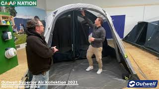 ++ Outwell Superior Air Familienzelt Kollektion 2021 - präsentiert von www.camp-nation.de ++