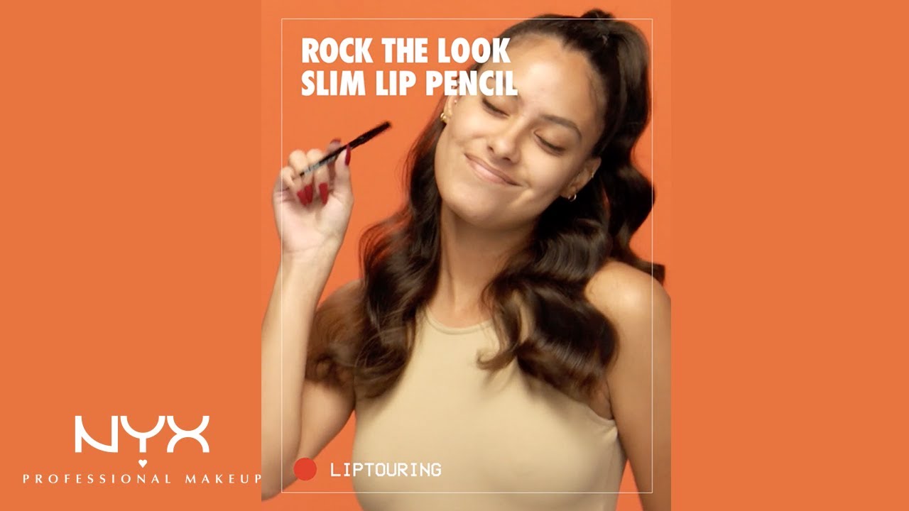 NYX PROFESSIONAL MAKEUP Slim Lip Pencil, Long-Lasting Creamy Lip Liner -  Nude Pink