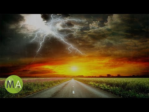 ⛈ Night Thunderstorm with Delta Wave Tones | 8 Hours of Deep Sleep