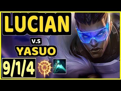 ZVEN (LUCIAN) vs YASUO - 9/1/4 KDA BOTTOM ADC CHALLENGER GAMEPLAY - NA