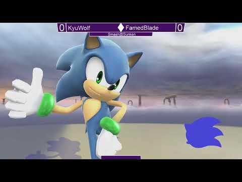 Smash@Sunken 32 Smash4 - KyuWolf (Corrin) vs FamedBlade (Sonic) - SSB4 Winners Quarters