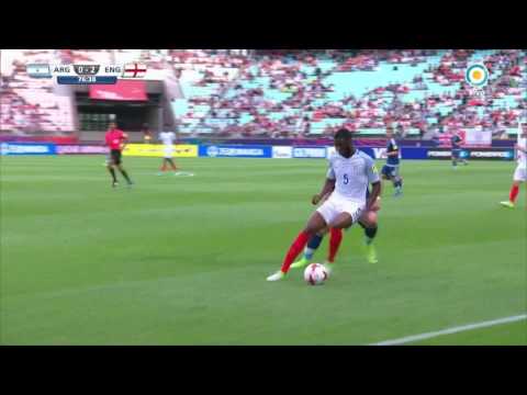 Mundial Sub 20 2017 - Argentina vs. Inglaterra - Expulsión de Lautaro Martínez por Video Ref