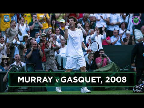 The Day MURRAY MANIA Was Born | Andy Murray v Richard Gasquet Wimbledon 2008 | Highlights