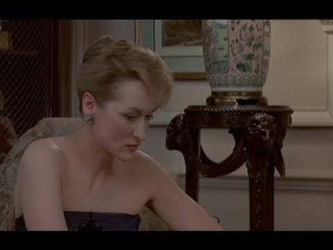 "My husband ... got me out of the bin!" -- Meryl Streep in Plenty (dinner party scene, part 1)